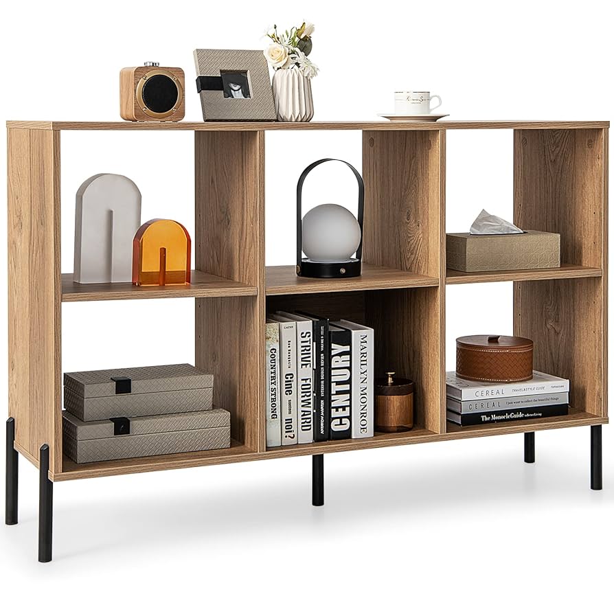 Amazon.com: Giantex 6 Cube Bookcase, 3-Tier 47